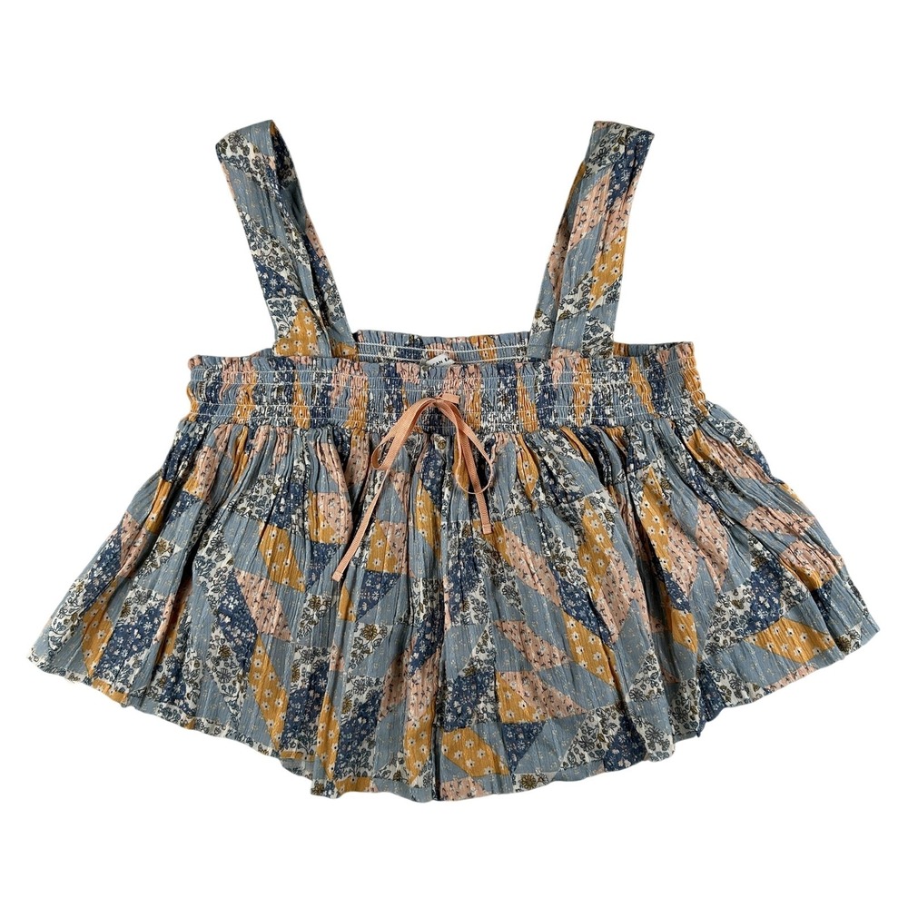 American Eagle Camisole Womens Small Boho Floral Patchwork Tank Top Flowy